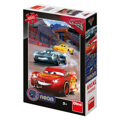 Cars 3 Αγώνας Δρόμου Neon 100XL Τεμ. Παζλ Dino