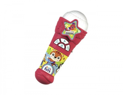 Kids Hits Φωτεινό Μικρόφωνο Παιδικά Τραγούδια Κόκκινο για 2+ ετών