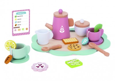 Ξύλινο Σετ Τσαγιού