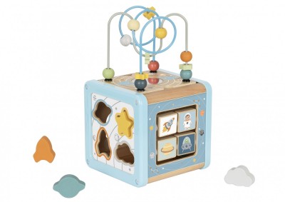 Ξύλινος Διαστημικός Κύβος Δραστηριοτήτων