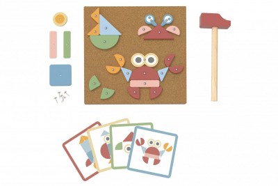 Καρφώματα με Σφυράκι και Κάρτες Παστέλ