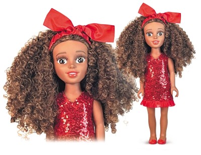 Beauty Star Κούκλα Party Time Κόκκινο Φόρεμα