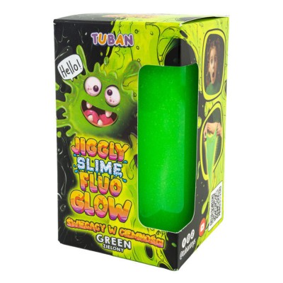 JIGGLY SLIME FLUO GLOW πράσινο 430G
